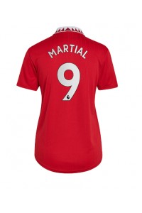 Manchester United Anthony Martial #9 Fotballdrakt Hjemme Klær Dame 2022-23 Korte ermer